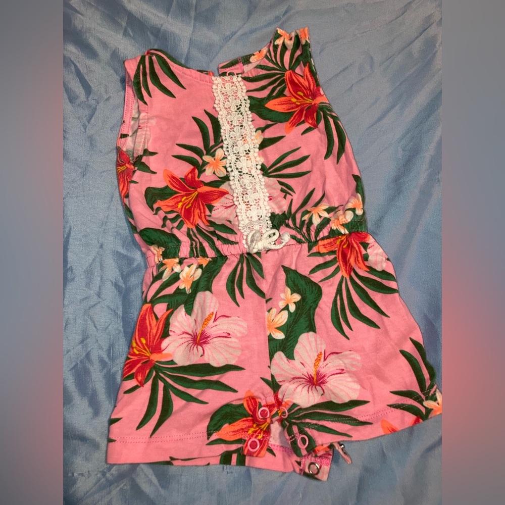 2 Summer floral jumpsuits